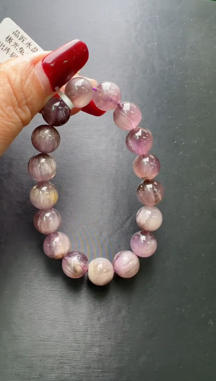 【闪购商品】水晶手串未镶嵌极光兔毛手串 M20312