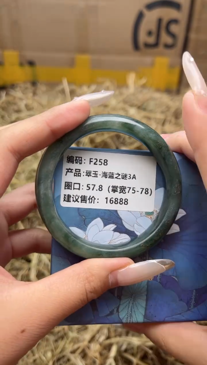 未镶嵌手镯石英质玉F258-57.8