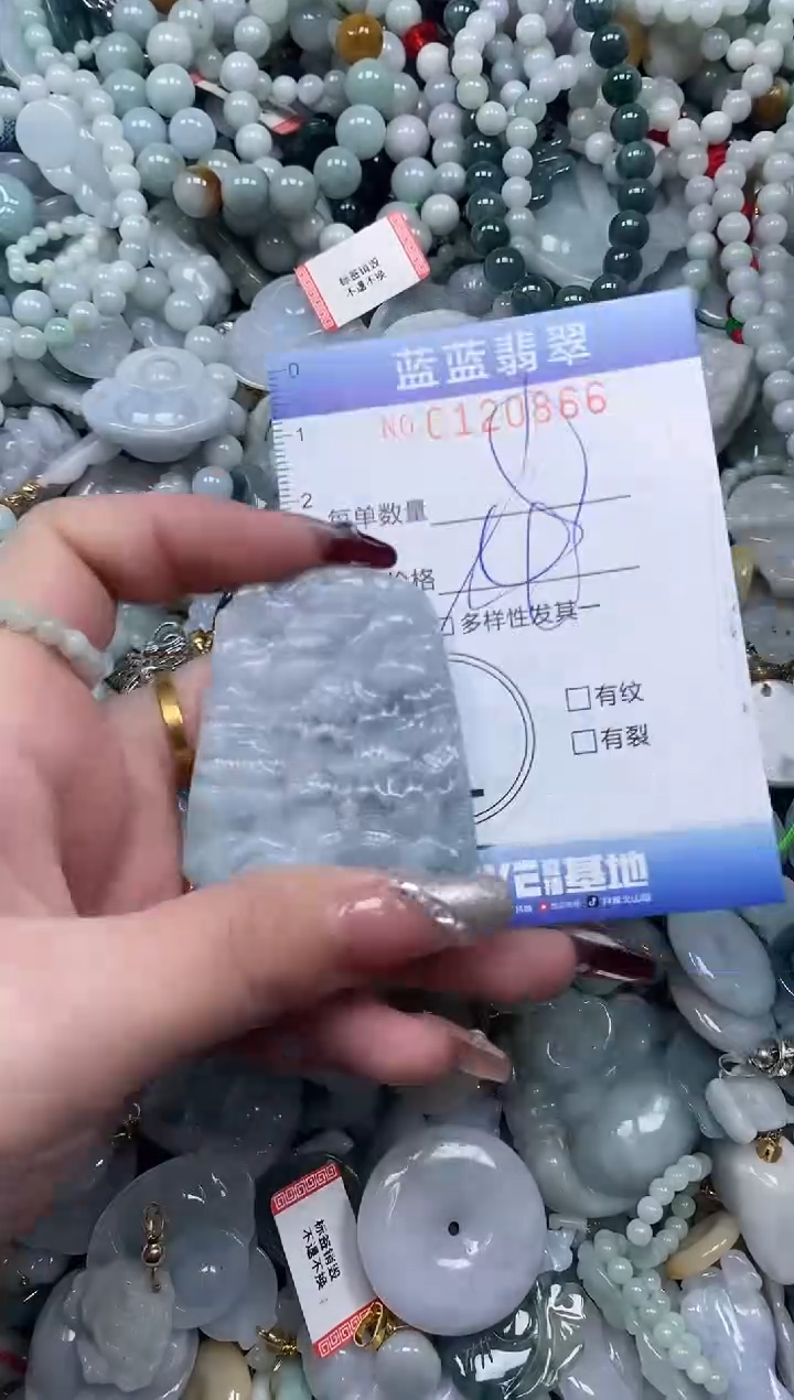 【闪购商品】翡翠颈饰未镶嵌闪购0120866多样性发其一