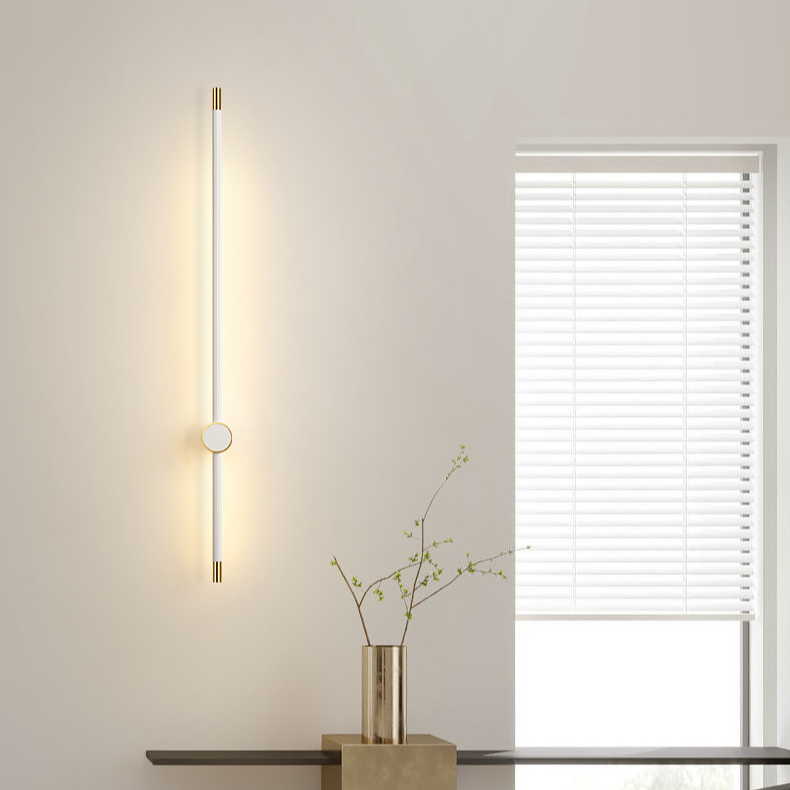 灯佐壁灯卧室床头灯创意LED长条线性灯现代简约北欧客厅墙壁灯具