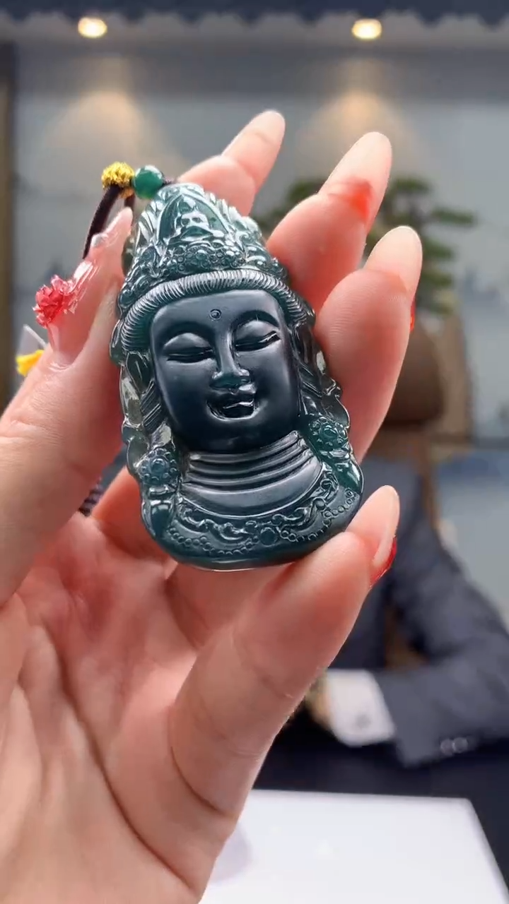 【闪购商品】定制翡翠未镶嵌1072ry-毛货挂件