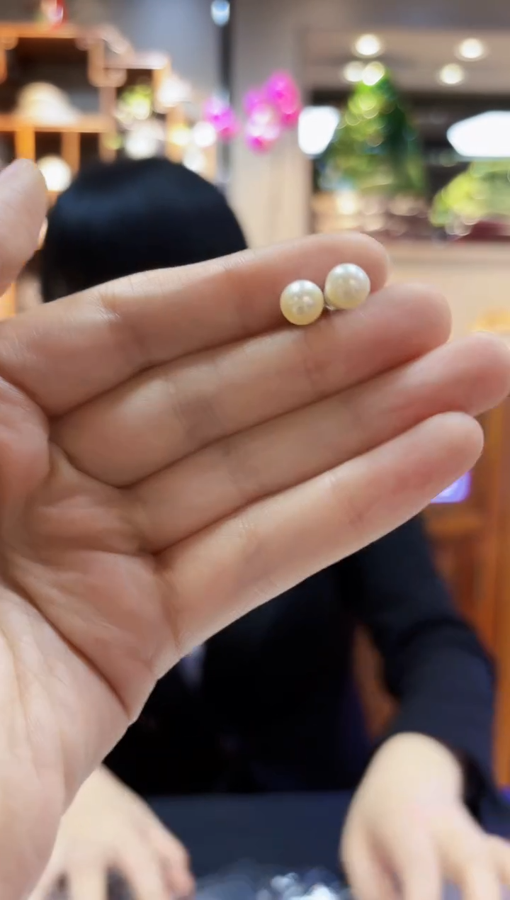 【闪购商品】淡水珍珠耳饰合金7