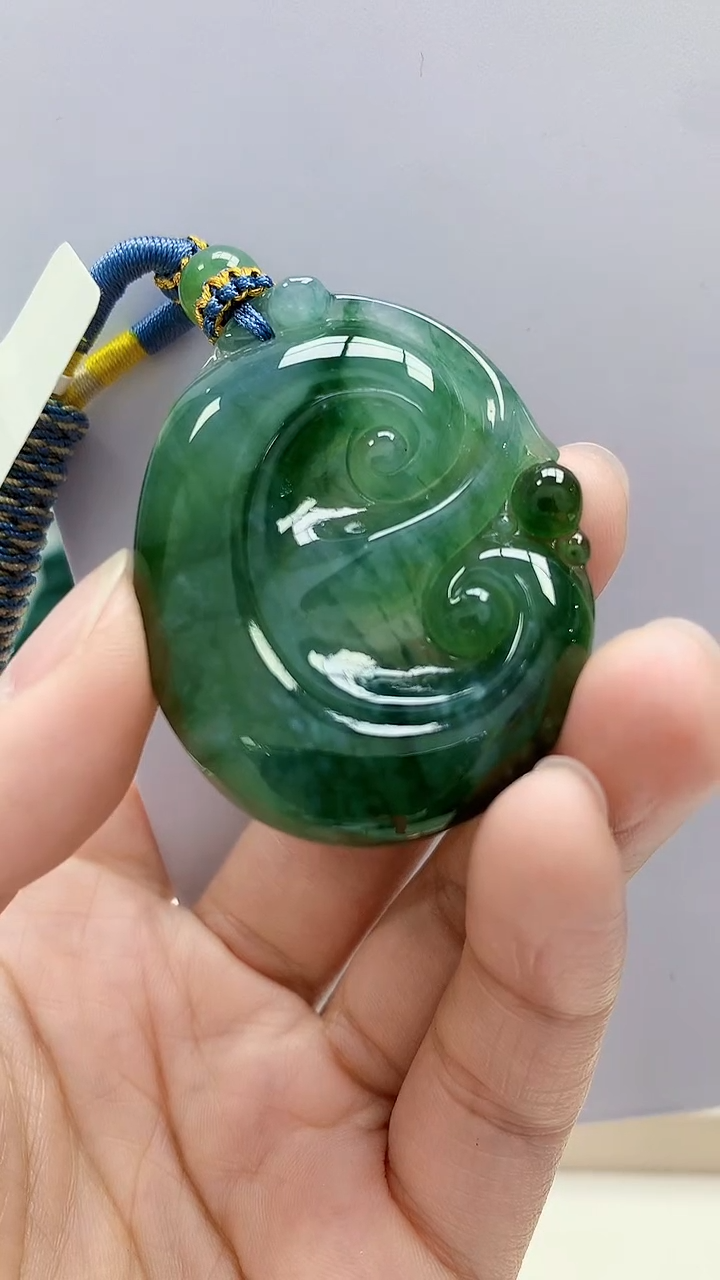 未镶嵌定制翡翠5175lr-毛货挂件49