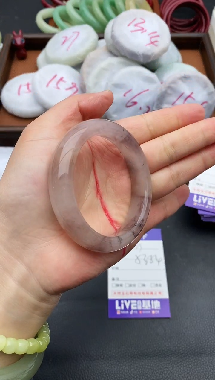 未镶嵌手镯石英质玉53+53/54