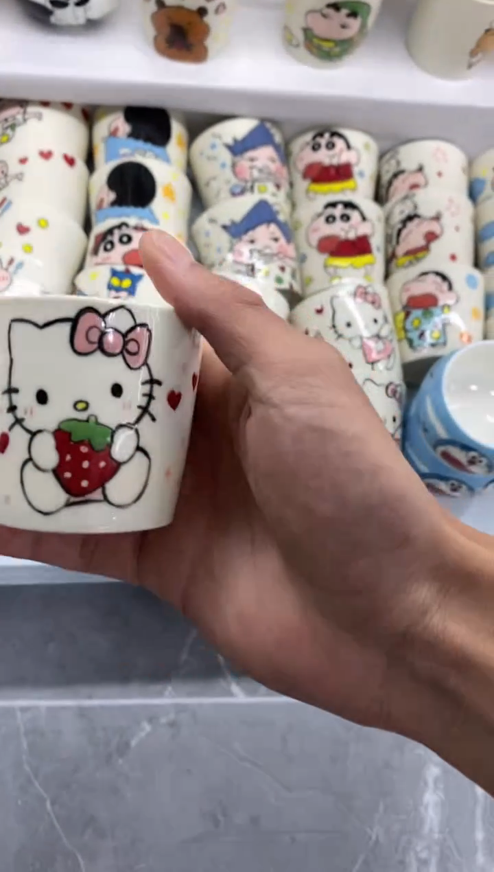 高温釉下彩纯手工手绘陶瓷