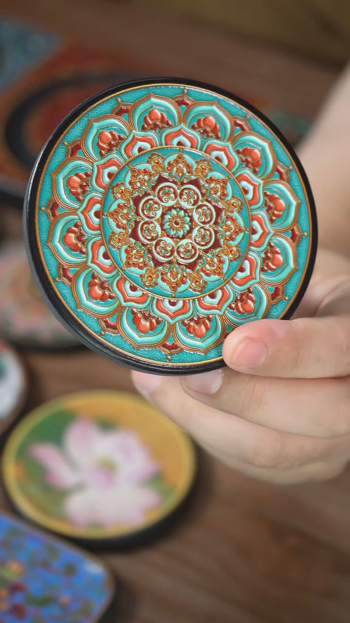 壹藏贰宝盛光杯垫一片