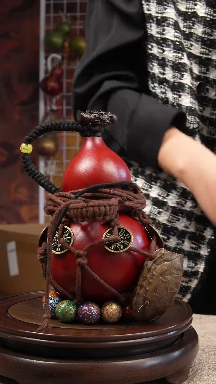 【闪购商品】182号  大漆酒葫芦一物一图