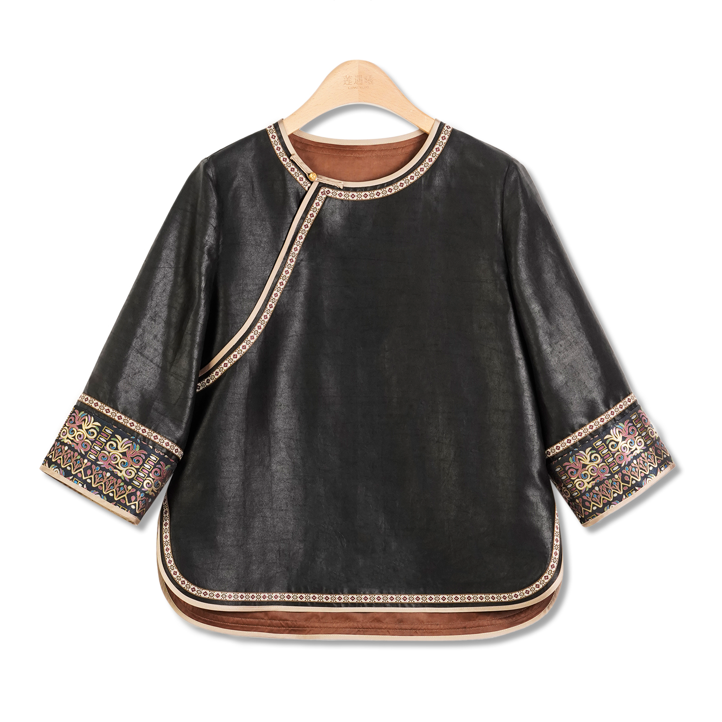 【小水专属】油缎龟小衫 25199