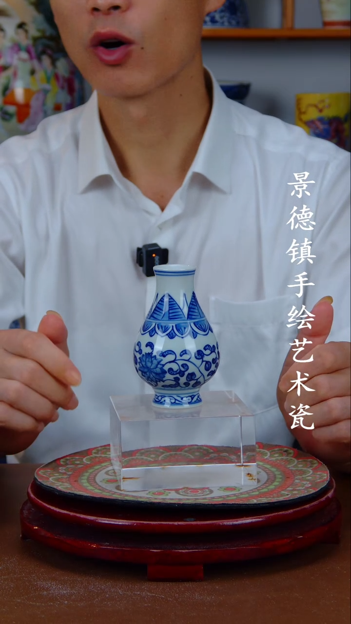 现代景德镇手工手绘陶瓷摆件5