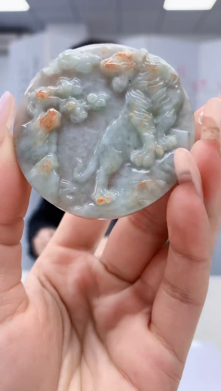 【闪购商品】翡翠颈饰未镶嵌5153lr-jj挂件151