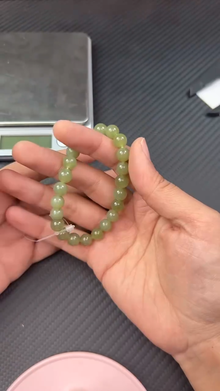 【闪购商品】和田玉手串未镶嵌若羌微色差卡８