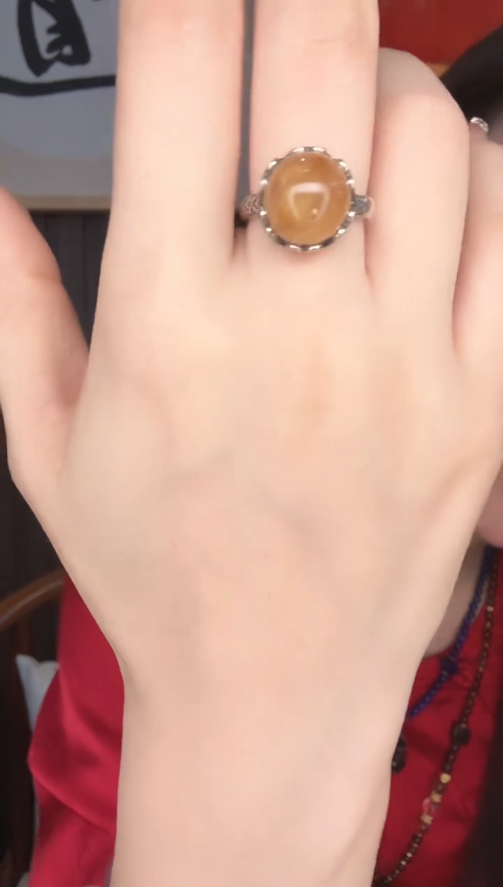 【闪购商品】水晶戒指未镶嵌E254 铜发晶戒指