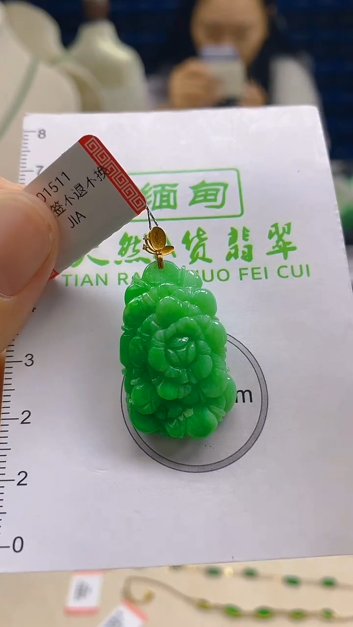 翡翠18K金镶嵌颈饰新号开播 全场乱卖