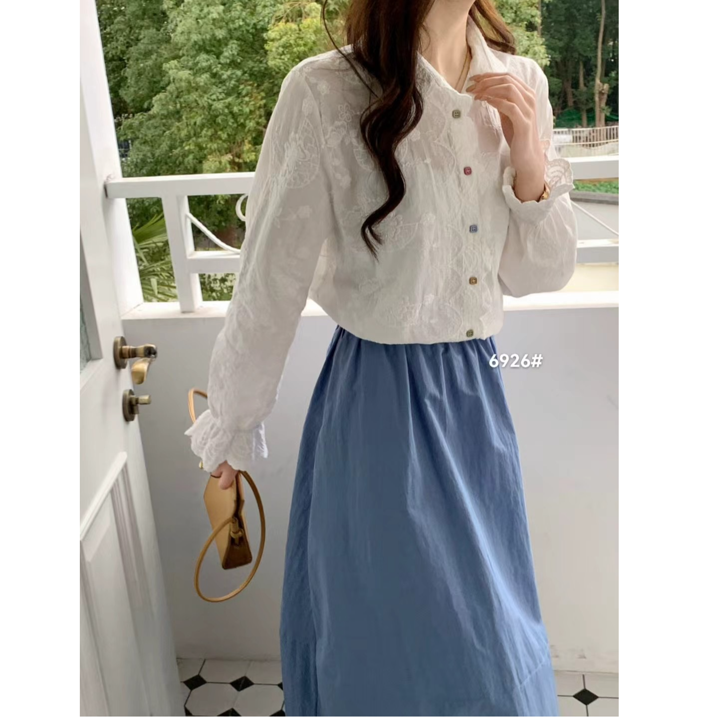 (N01#-N300#)实体品质显瘦气质新中式国风衬衫温柔女士设计感