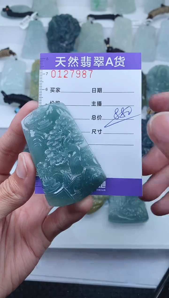 【闪购商品】翡翠颈饰未镶嵌        987