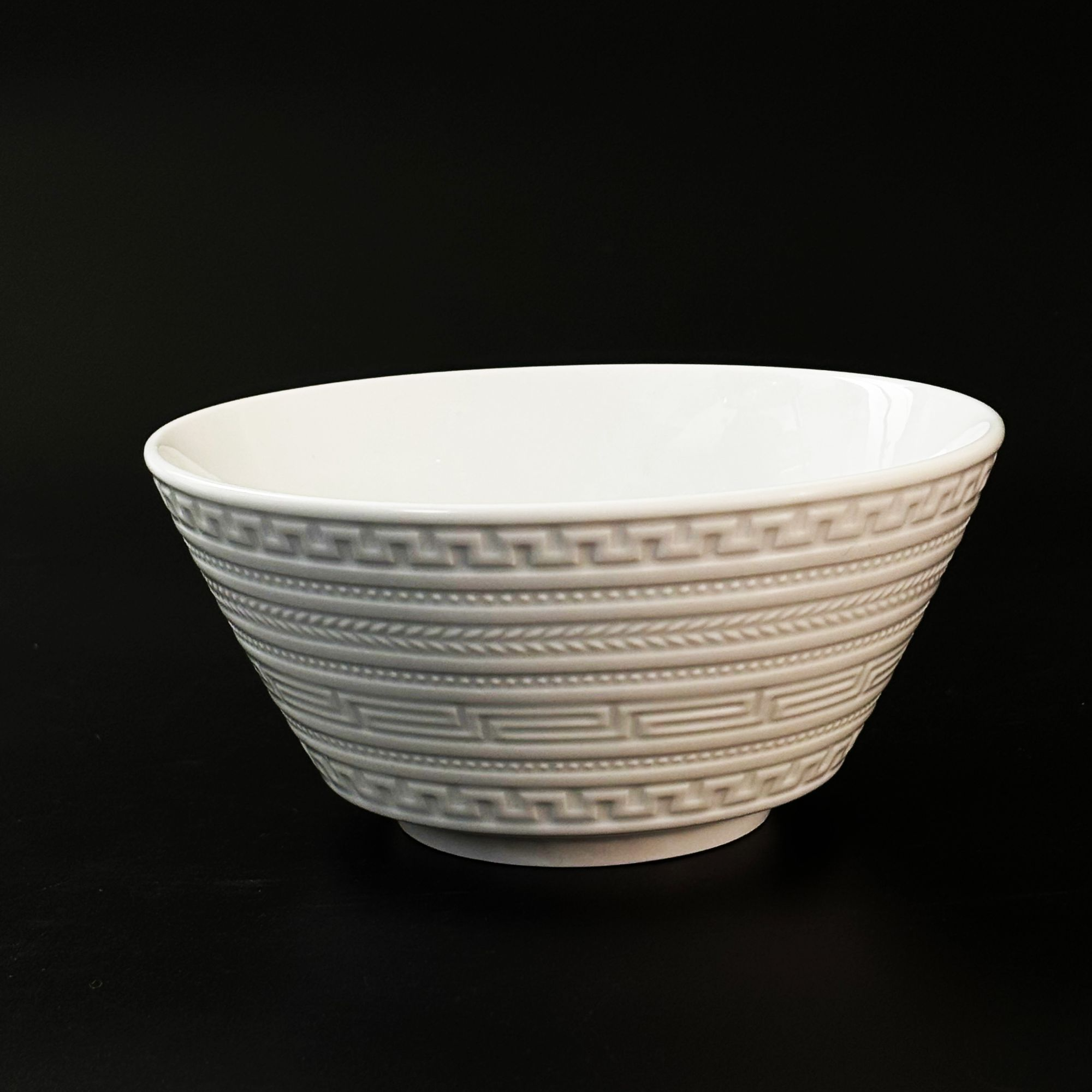 HANDAN陶瓷大碗（货号：HD2002)简约纯白手工美式家用日式防烫三才