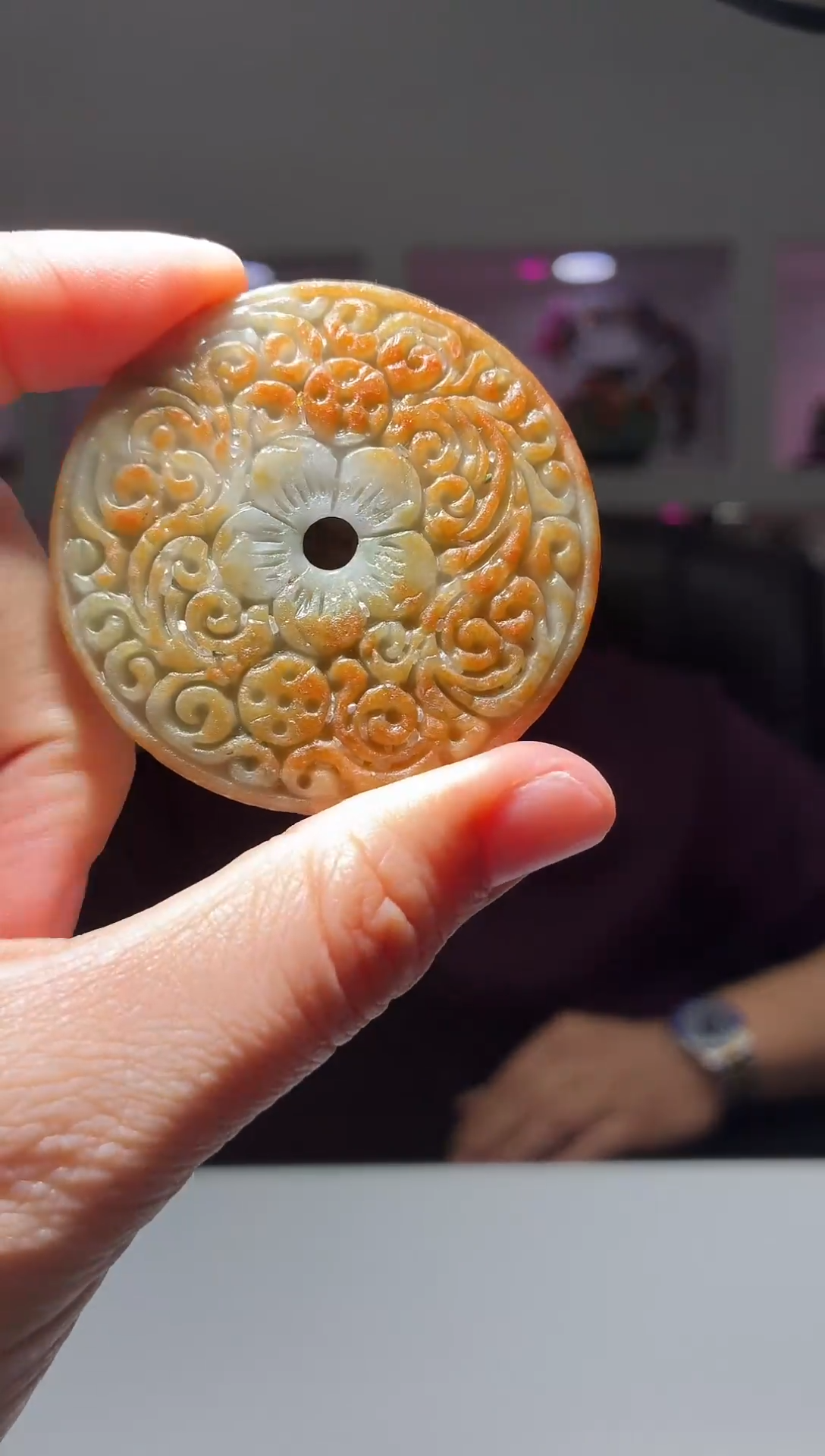 颈饰未镶嵌翡翠天然翡翠-6