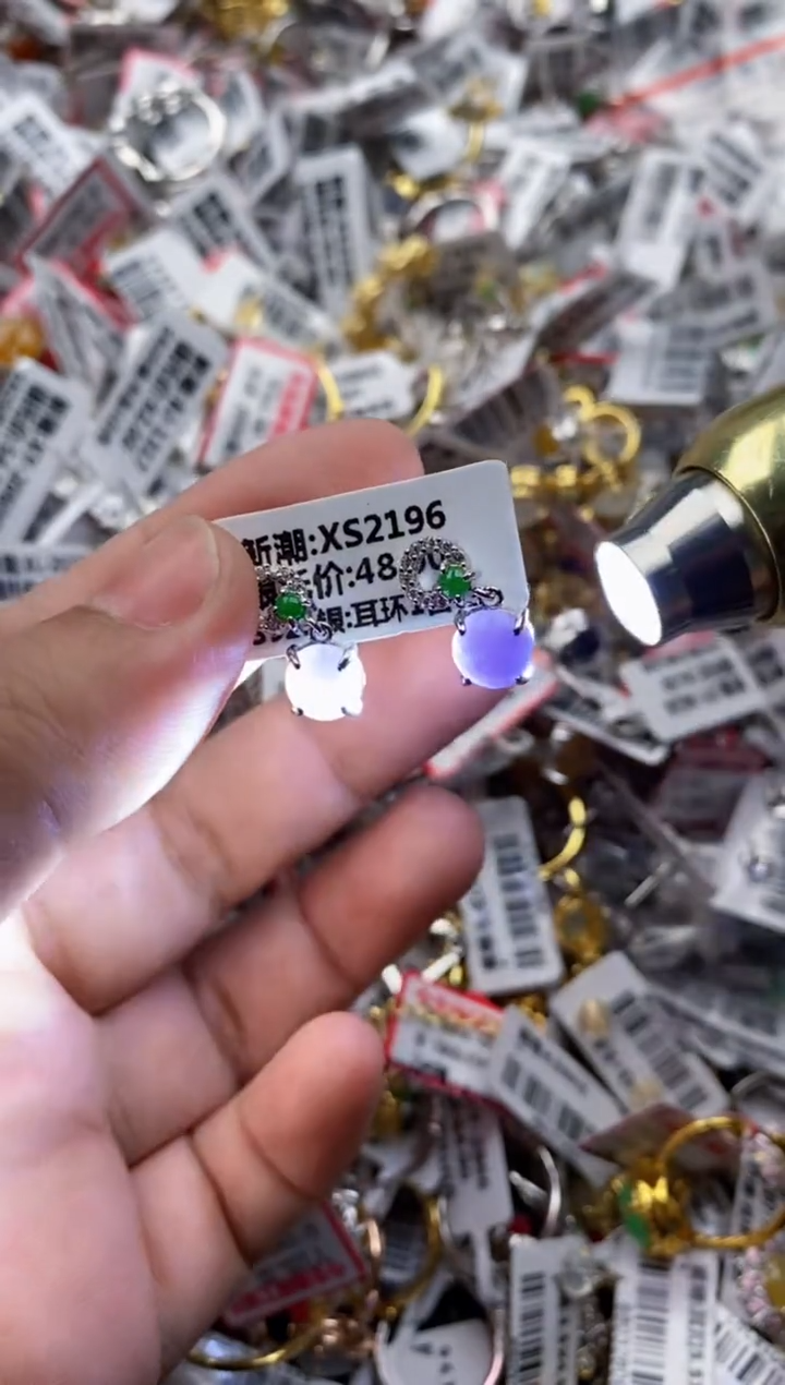 【闪购商品】翡翠戒指银S925镶嵌22222---10