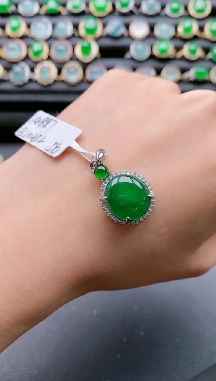 【闪购商品】翡翠戒指银S925镶嵌111111111