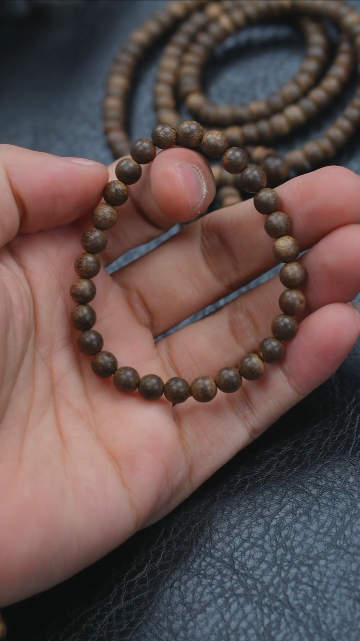 【闪购商品】沉香木手串达拉干沉水0.6单圈