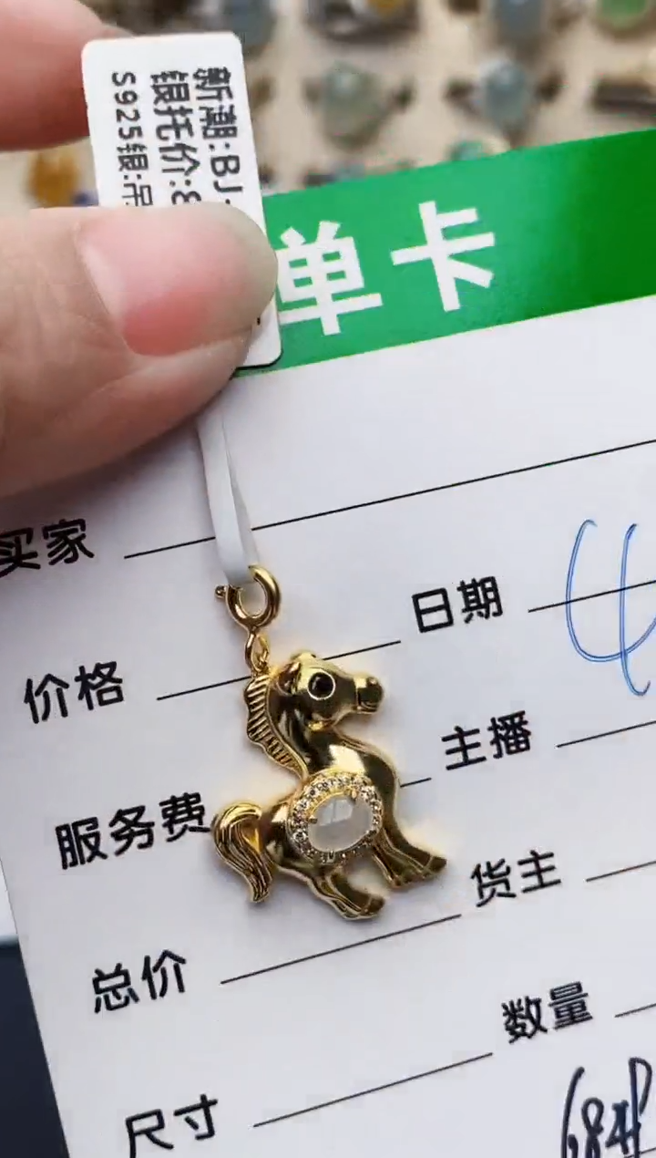 颈饰未镶嵌翡翠6849