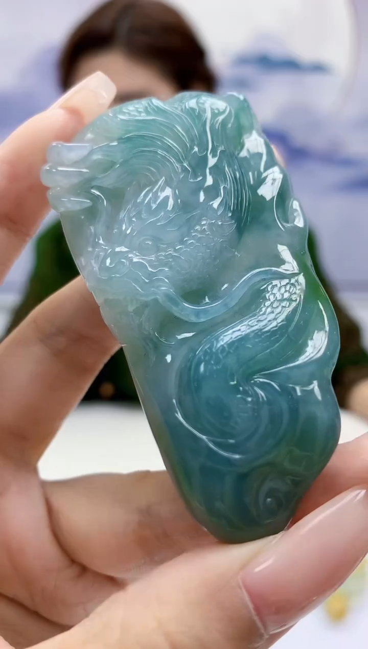 定制翡翠未镶嵌4829xx-毛货挂件73
