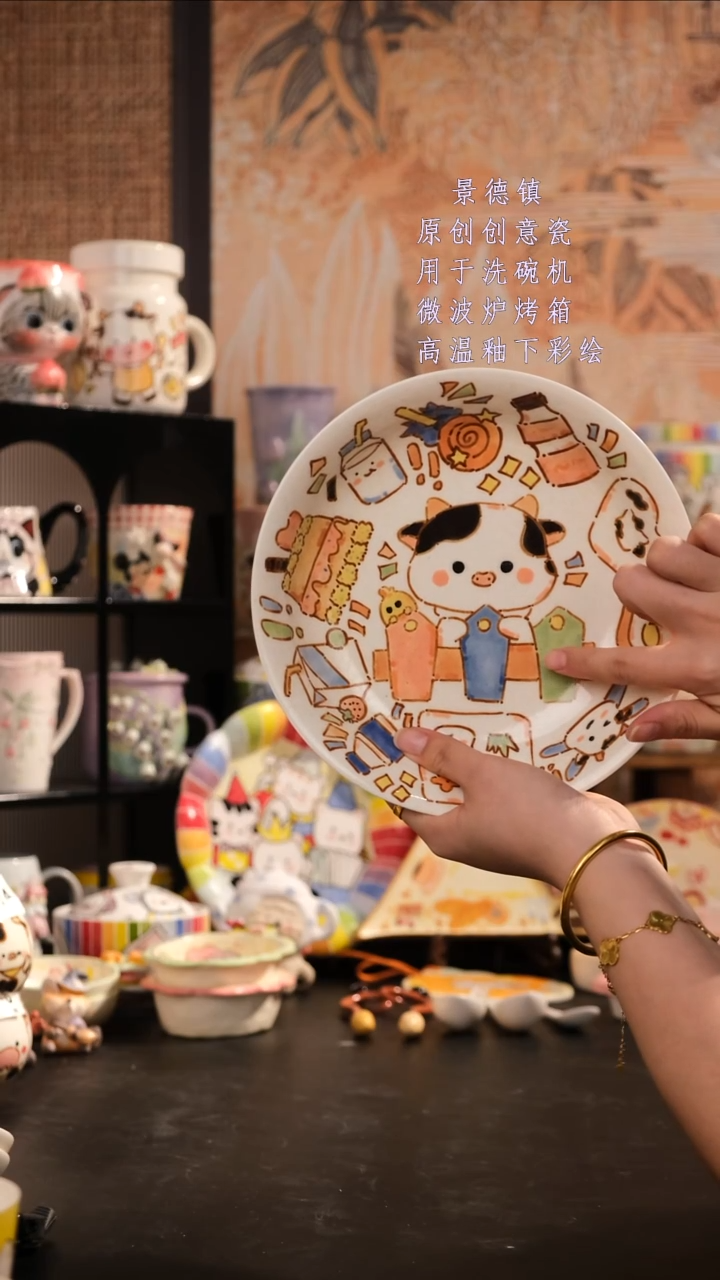 摆件陶旺的可以陶瓷设计师款