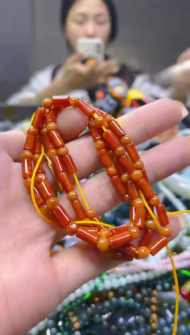 翡翠未镶嵌颈饰4MM/S/翡翠A货一图一物