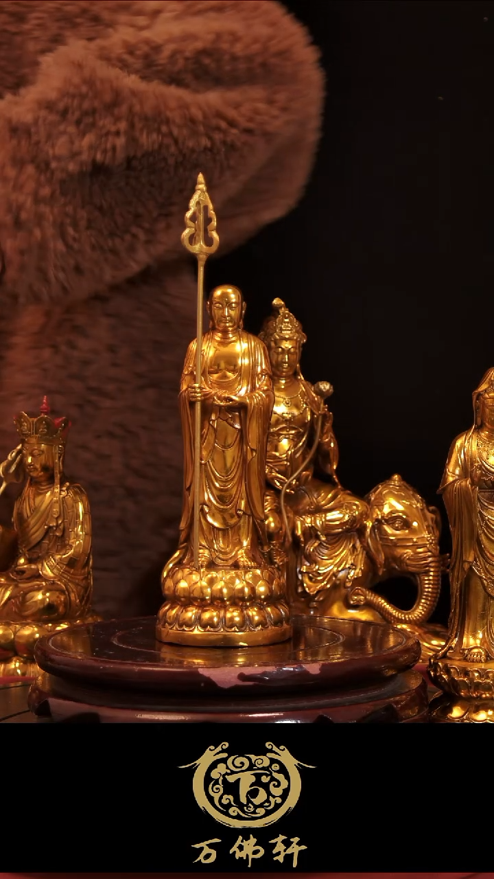 铜器摆件地藏20高