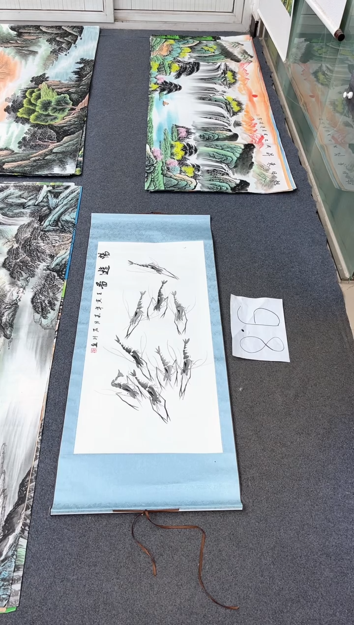 【闪购商品】国画明月轩的直播间1 卷轴不带证书