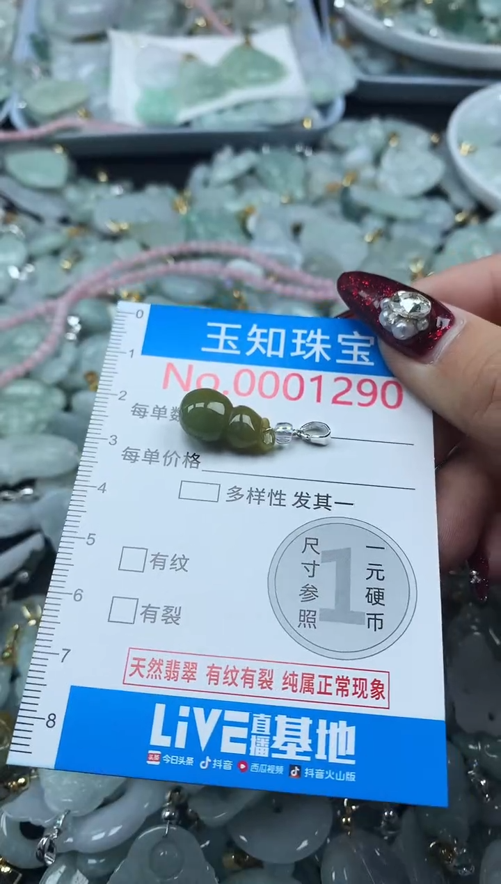 颈饰未镶嵌翡翠1290