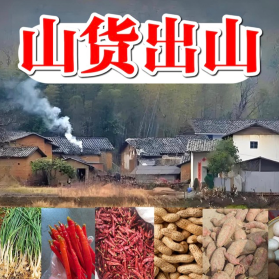 【婷妹专属】现场直播收山货初级农产品老乡自产自销