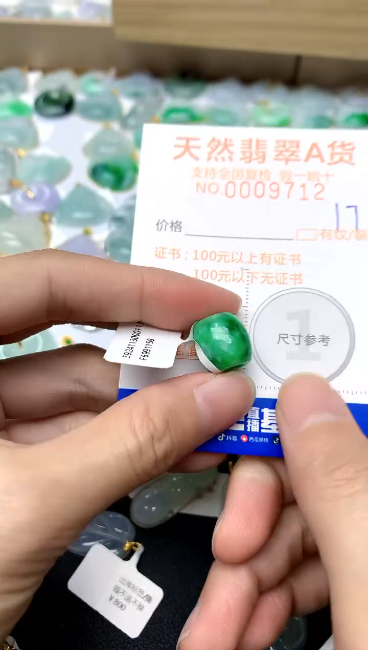 【闪购商品】翡翠颈饰未镶嵌17天然A货翡翠