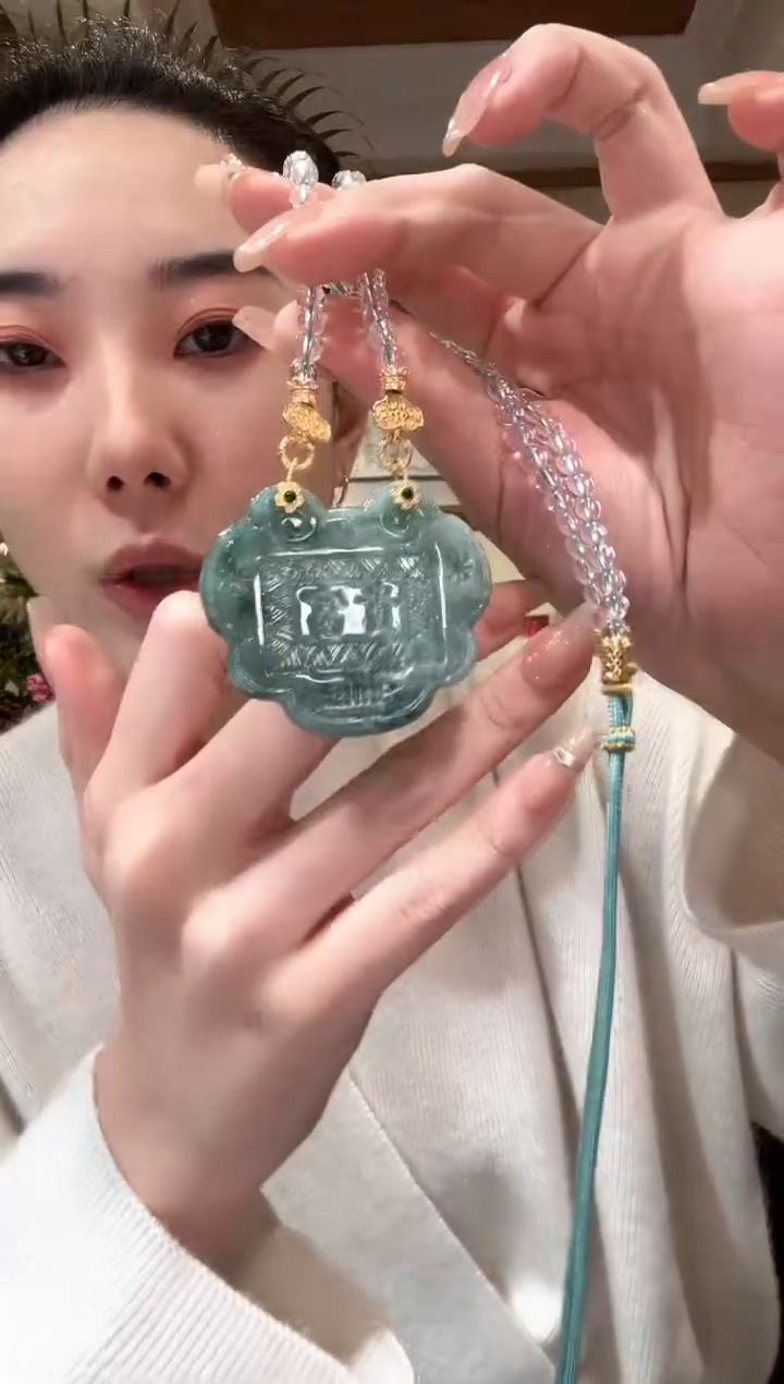 【闪购商品】翡翠颈饰未镶嵌国风