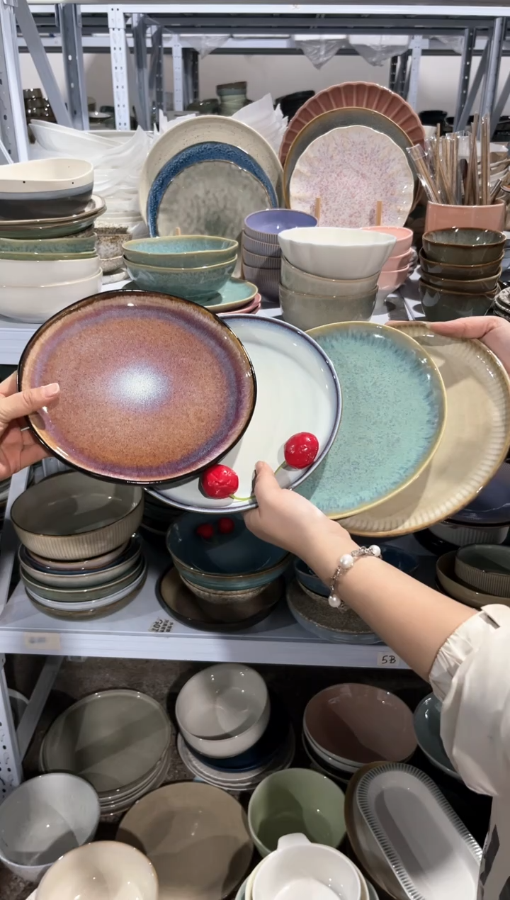 【闪购商品】瓷片外贸尾货瑕疵满20包邮X4 小盘组合