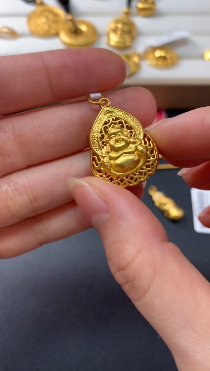 【闪购商品】定制足金吊坠(不含链)Z474|1530