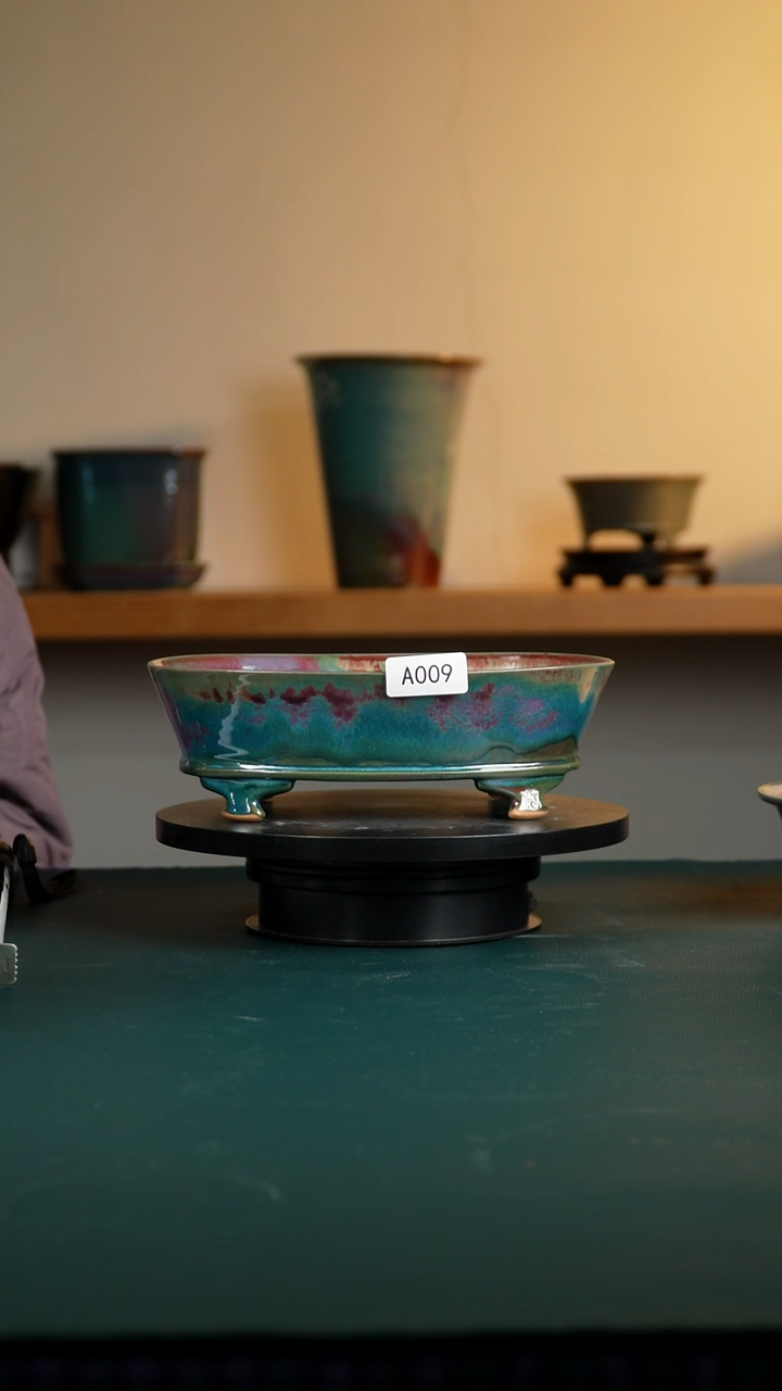 浏****于009窑变椭圆花盆7.5/4.5/24/23/17/16