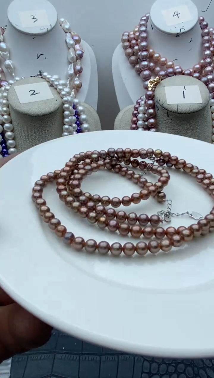 【闪购商品】淡水珍珠颈饰未镶嵌0226