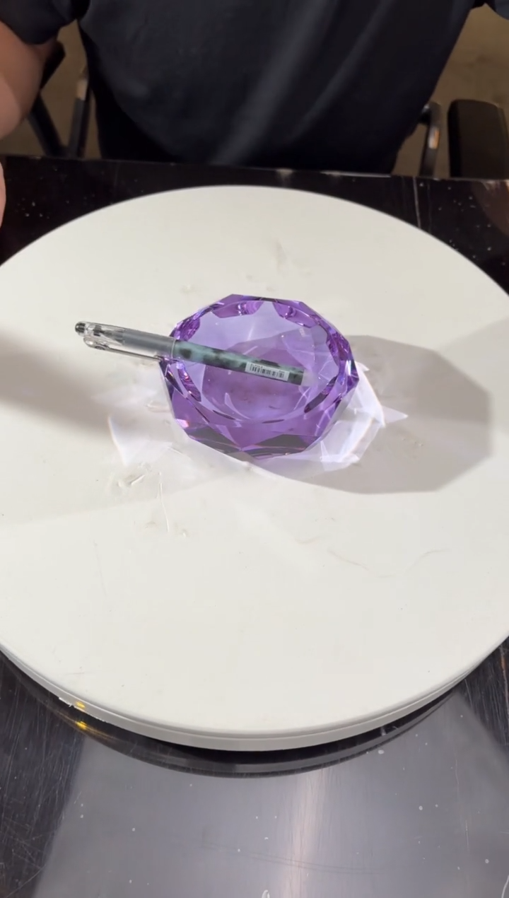 摆件紫罗兰小烟灰缸