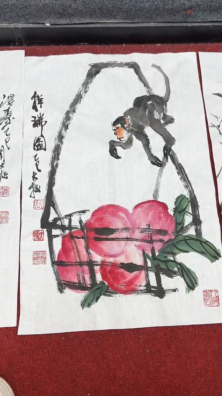 国画周大拙/国画/花鸟