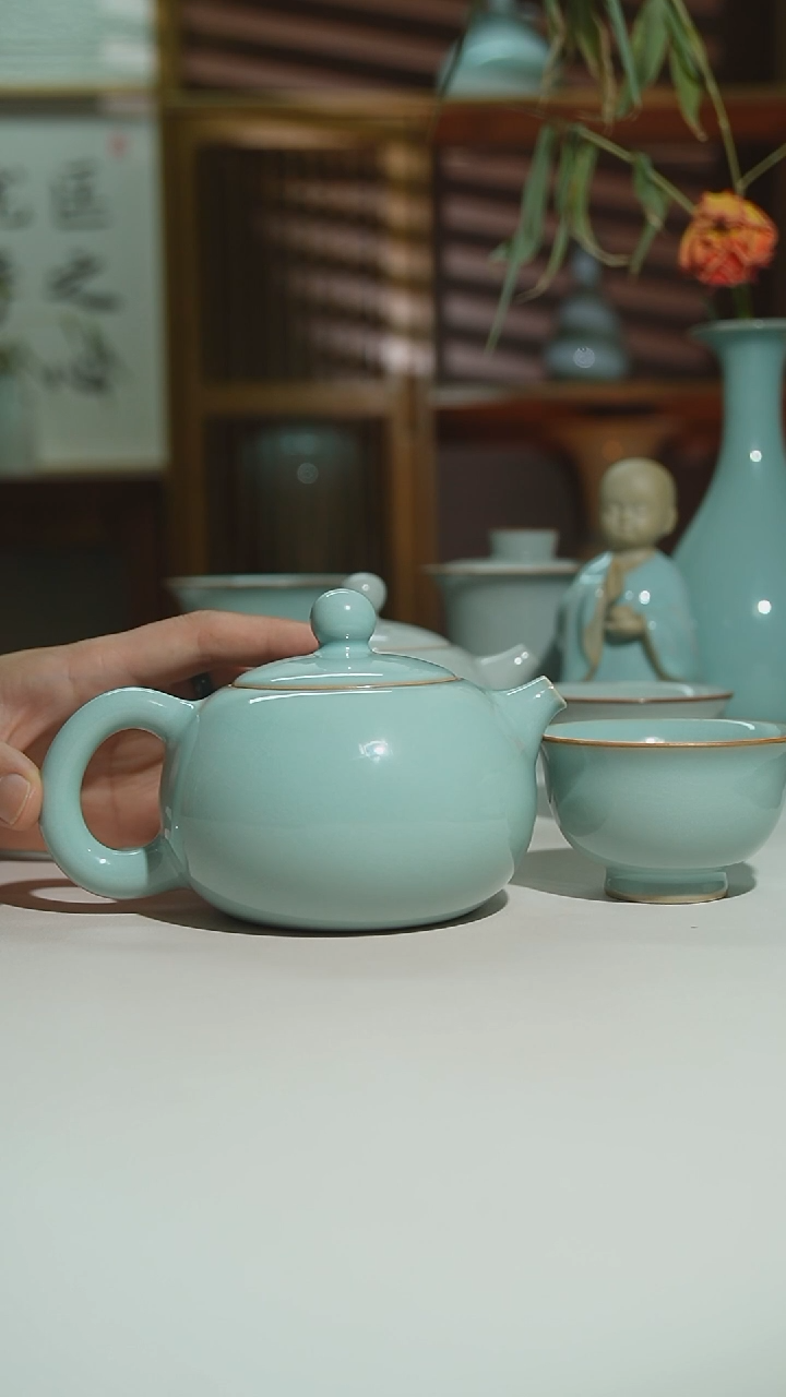 杯赵运圈天青西施壶二级