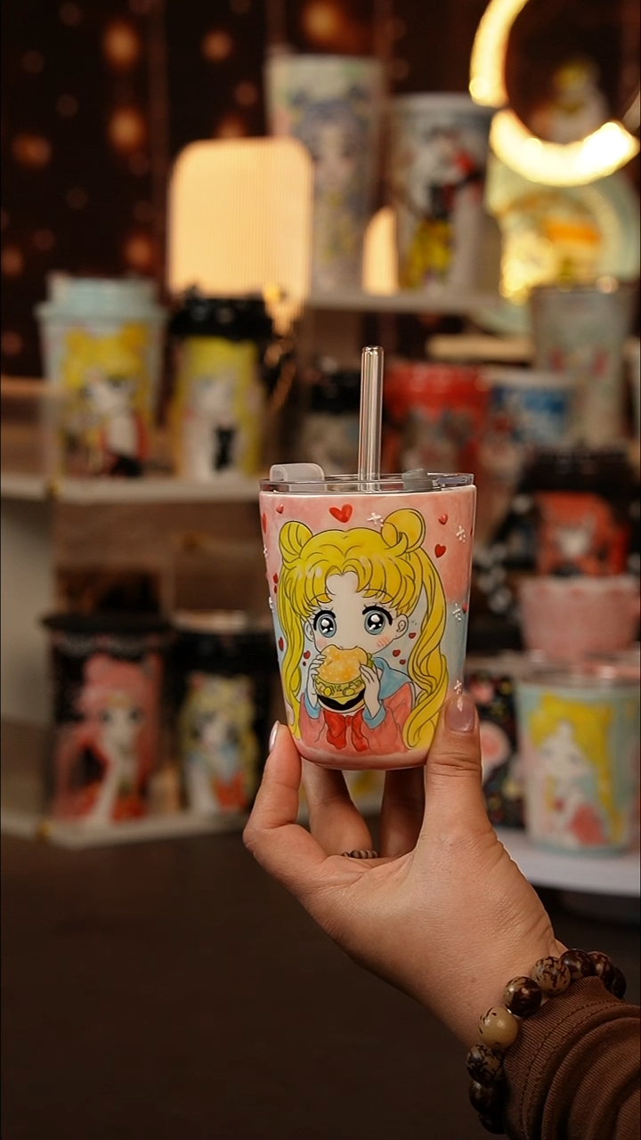 （玉泥）景德镇手工手绘文创陶瓷杯