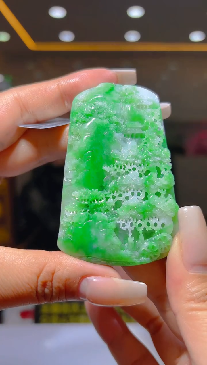 未镶嵌定制翡翠19/1205/L/山水