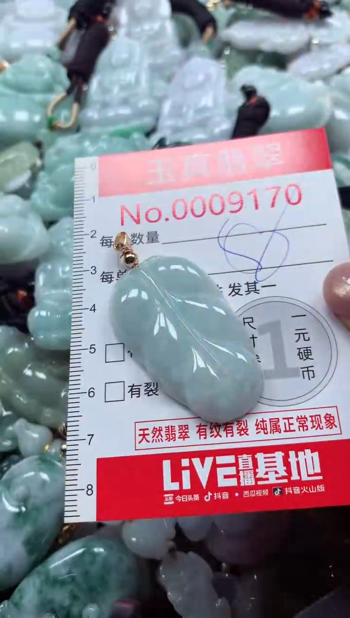 吊坠(不含链)未镶嵌翡翠9170