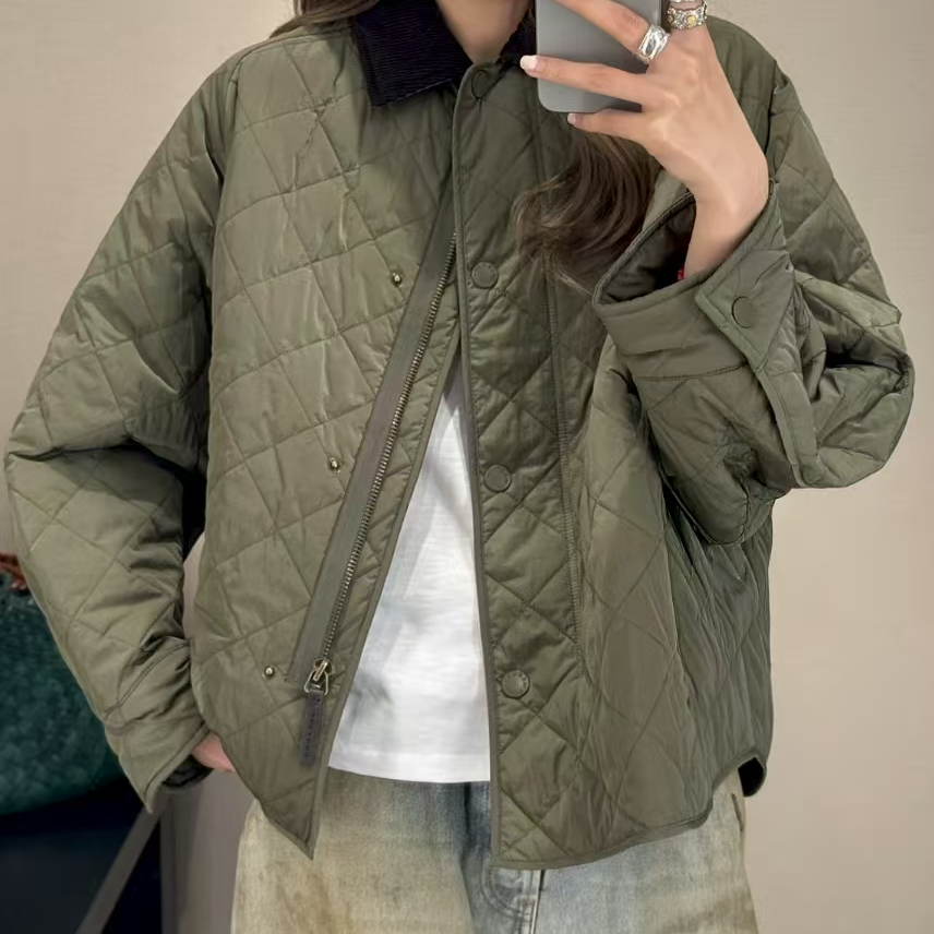 未使用 MaxMara  25年早春 JT  新款绿色棉服