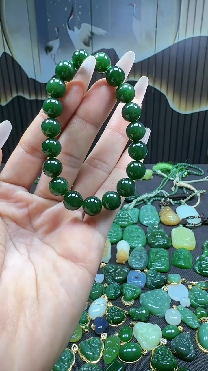 和田玉未镶嵌挂件9+