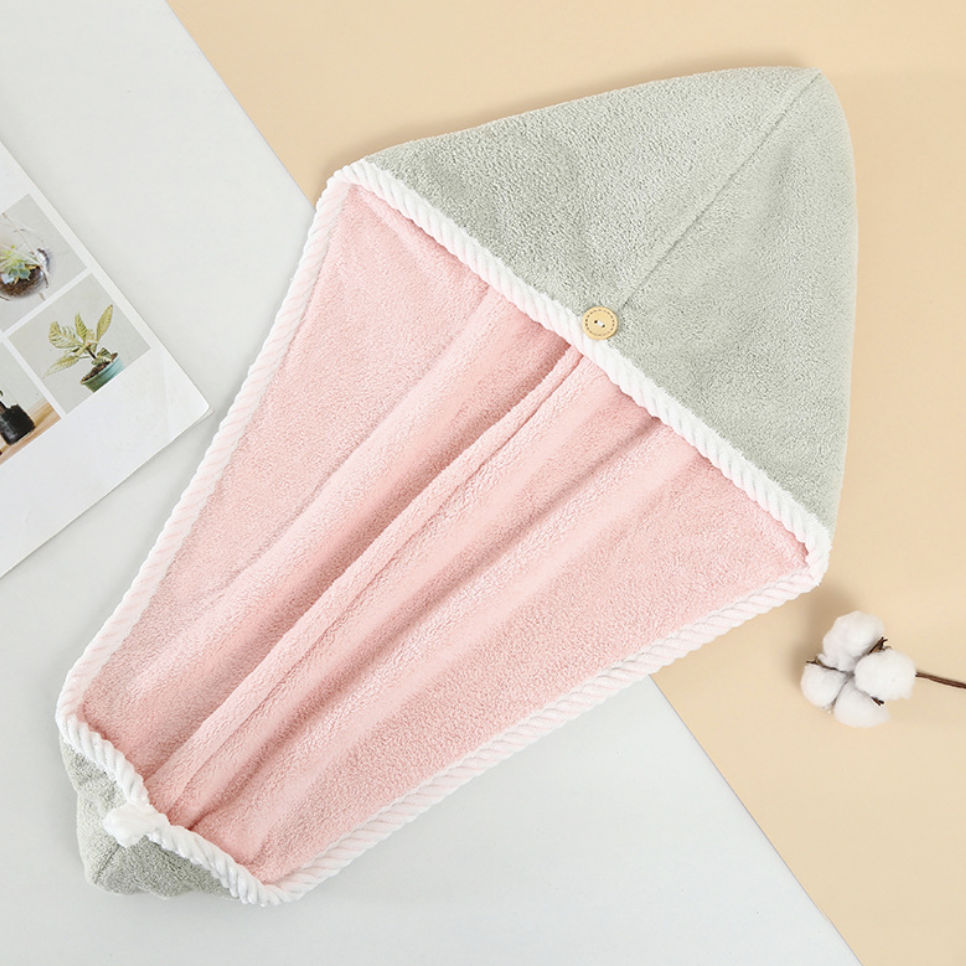 干发帽一个颜色随机