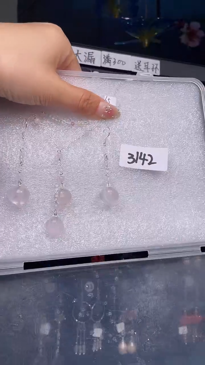 银S925镶嵌耳饰紫晶喜欢拍