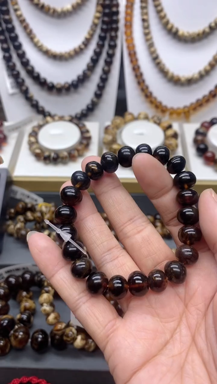 【闪购商品】琥珀手链未镶嵌10琥珀