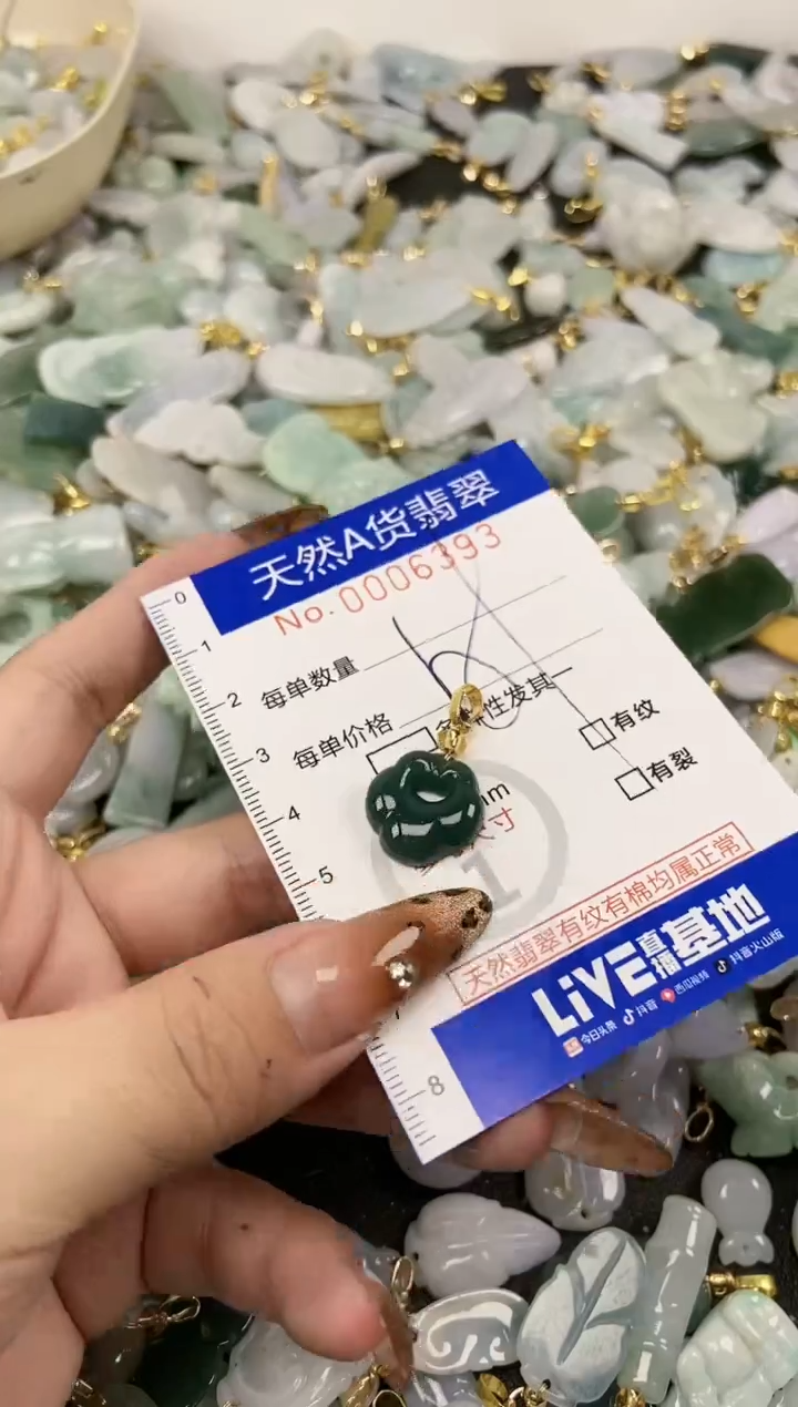 【闪购商品】翡翠颈饰未镶嵌天然A货翡翠